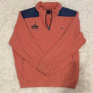 Vineyard vines shep shirt Nantucket red/salmon size L
